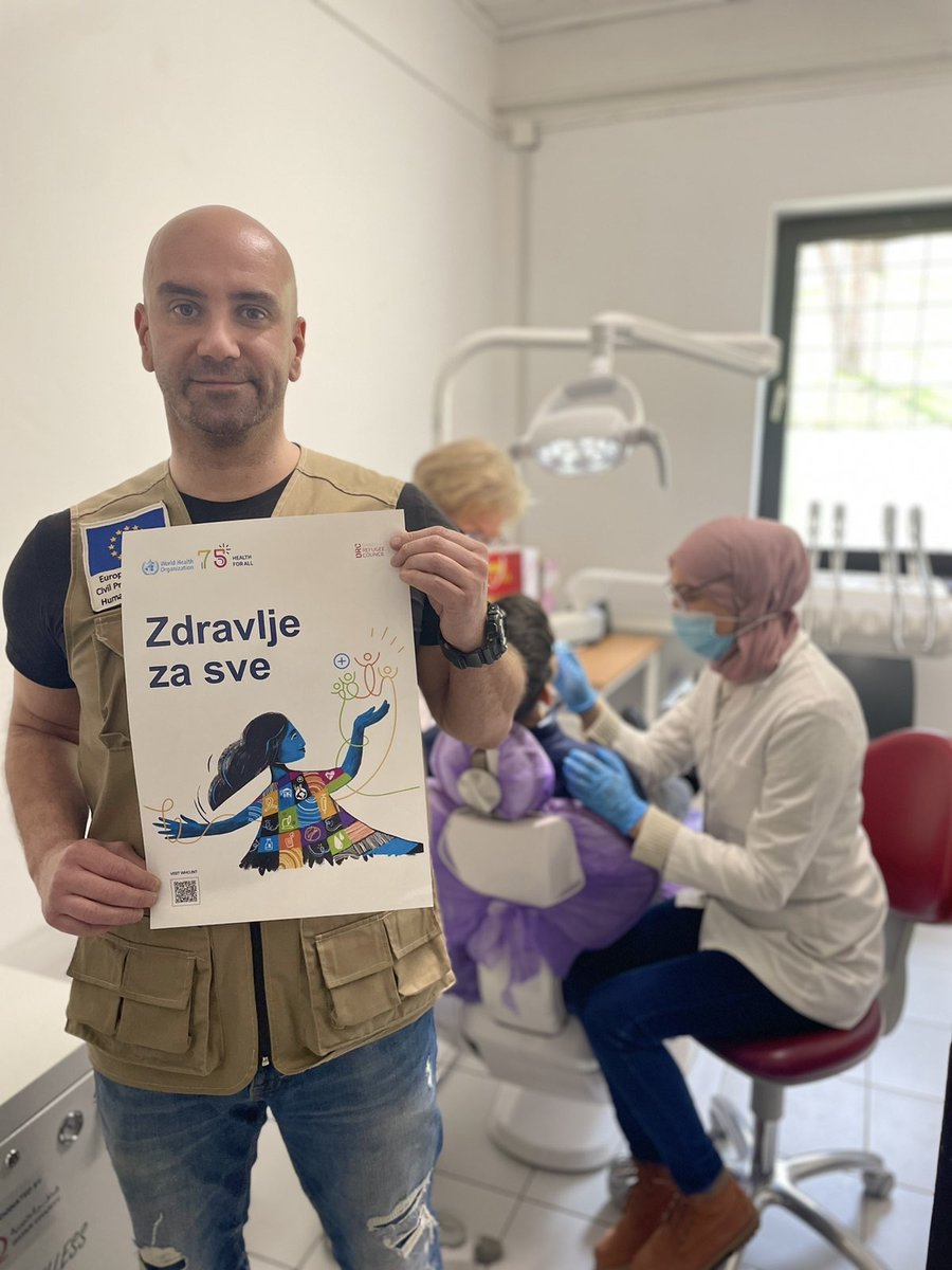 drcbih's tweet photo. #DRC together with the relevant health institutions in 🇧🇦, and under the #WHO guidelines, strives to ensure healthcare for all people on the move in temporary reception centers and outreach locations. Our ultimate goal is the well-being of people on the move and #HealthForAll. https://t.co/cky3gDy6EF