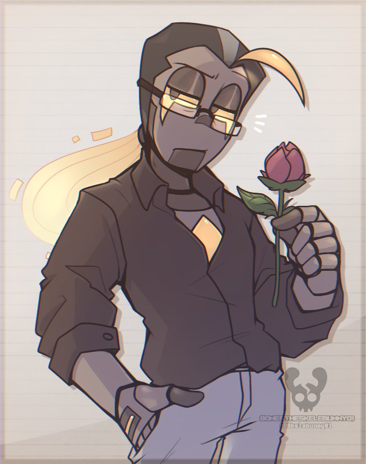 BSkelebunny01's tweet photo. Drew Baris for Asexual day
They are still in a process of getting use to human interaction
#baristhemechasm #mechasm #oc #asexual #originalcharacter https://t.co/QPbw0FFHEF