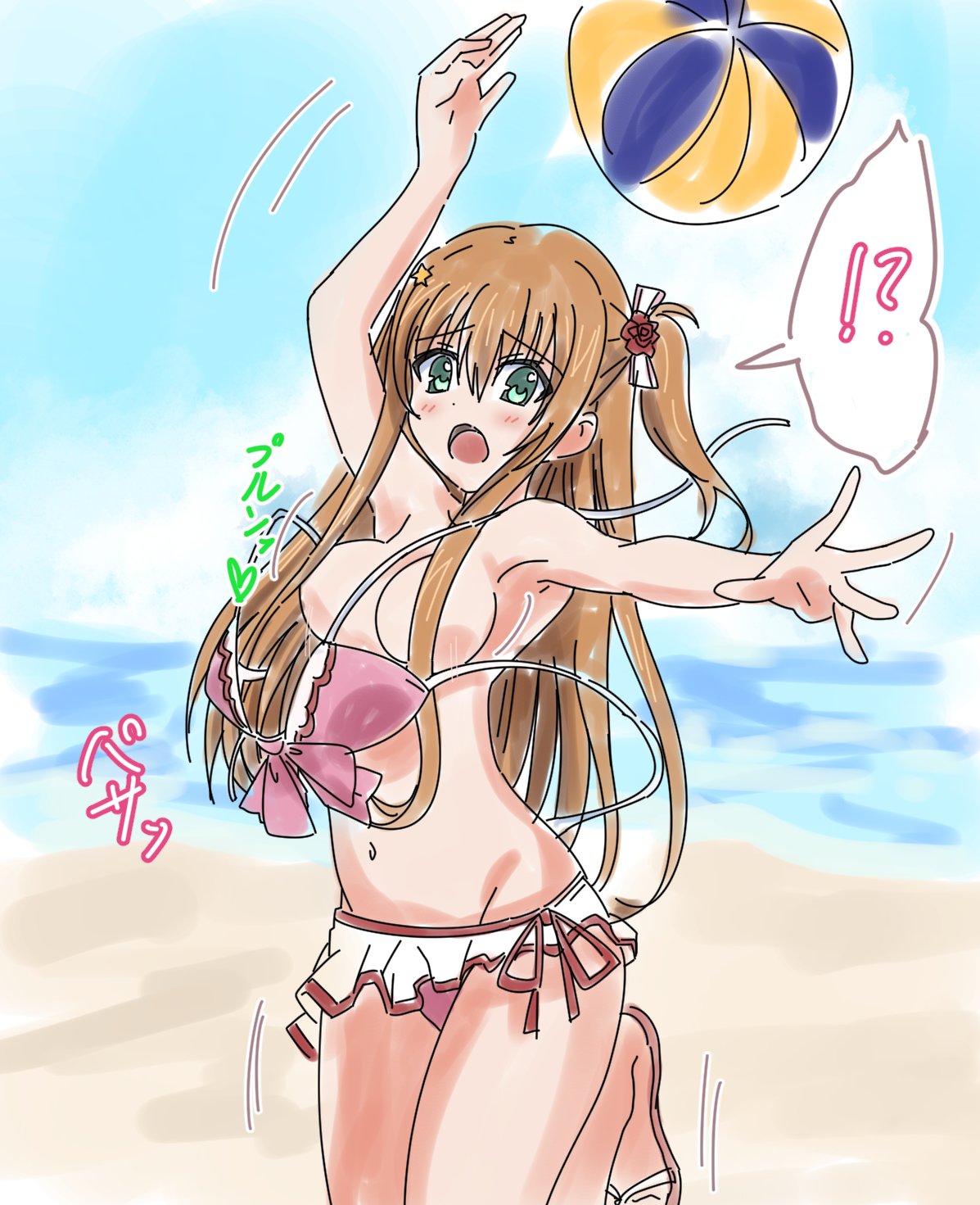 ビーチバレーポロリ 