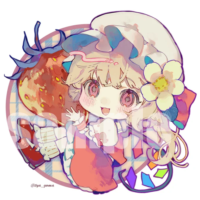 フランちゃんアクキーも間に合えば例大祭に合わせて作ります…! 