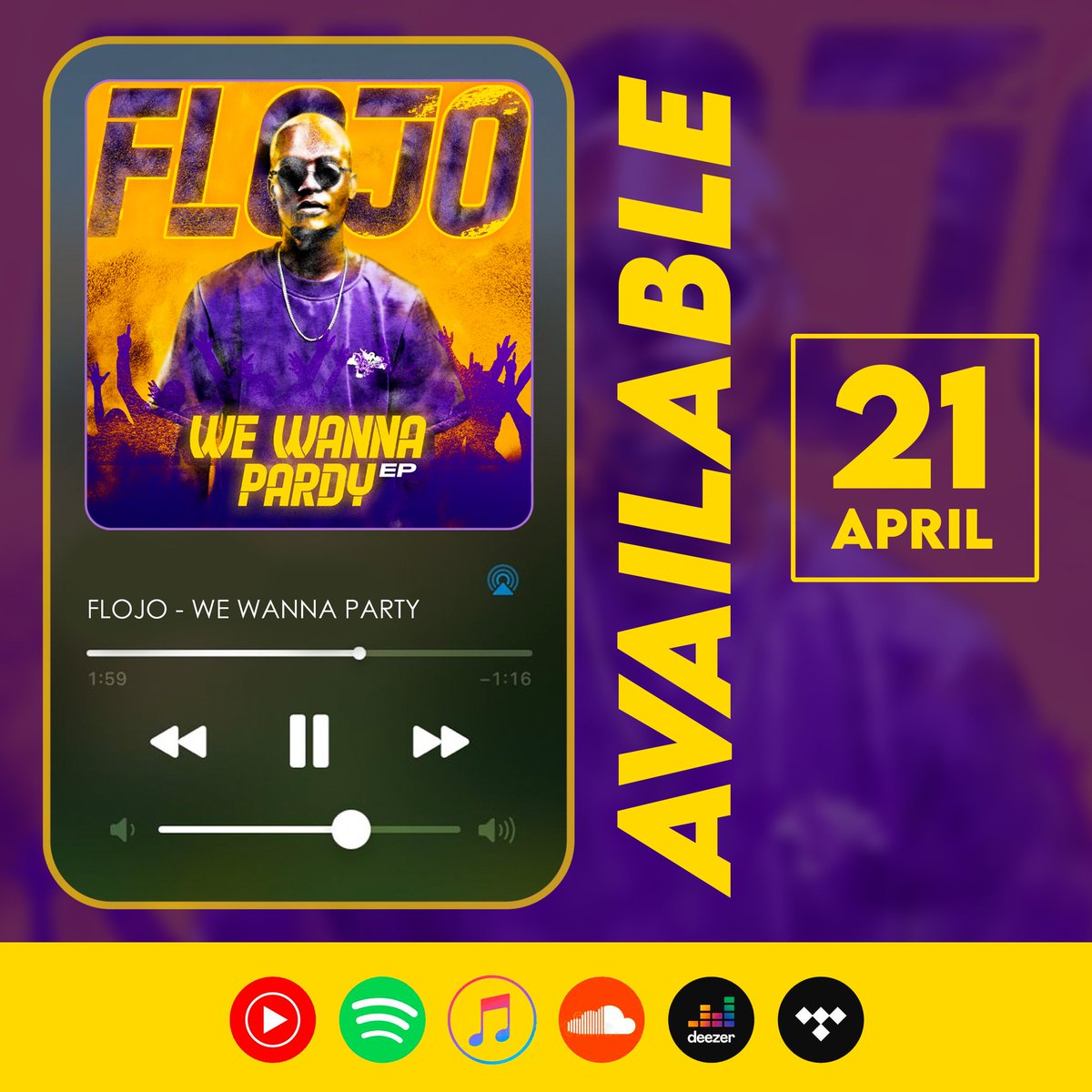 Flojo__'s tweet image. Dropping on the 21st April 
#Flojowewanapardy 

“May the goodness of Good Friday surround you all year long and bless your life with happiness and peace…. Sending my best wishes on Good Friday to you my dear. 🥂🥂❤️❤️