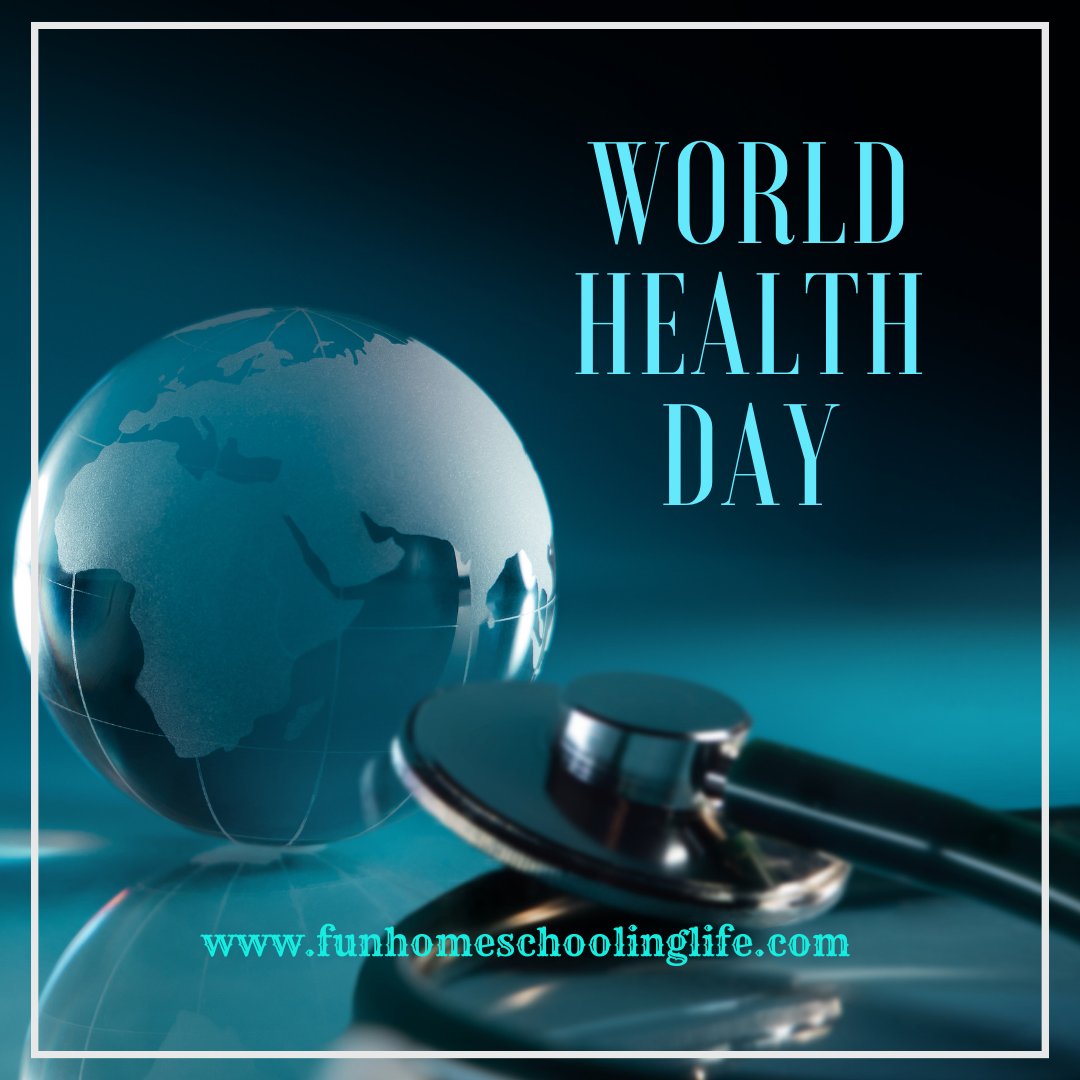 World Health Day is held annually on April 7th. Every year a different health topic is chosen to be acknowledged. World Health Organization, in 1948 founded this mission.

#worldhealthday, #ourplanetourhealth, #funhomeschoolinglife