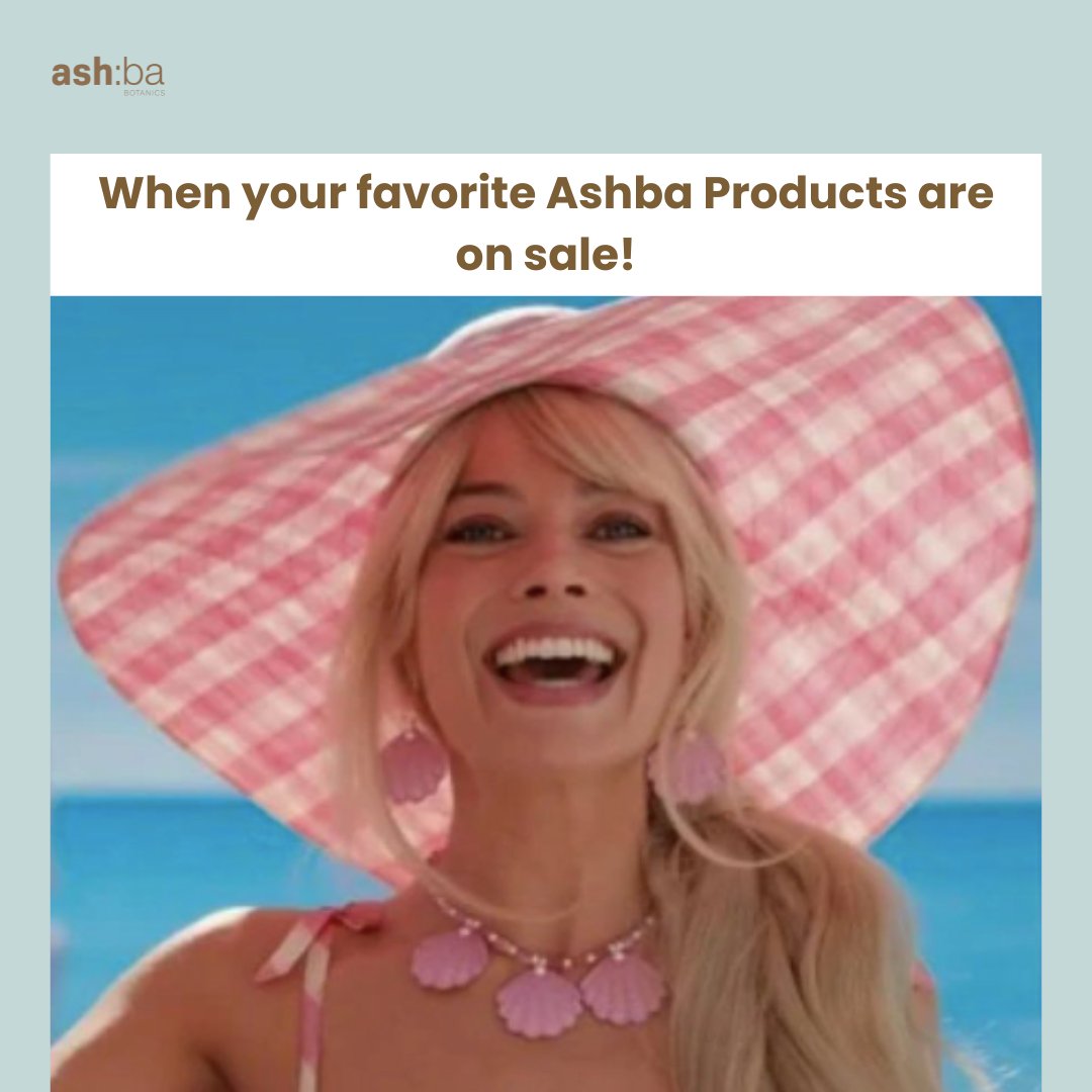 AshbaBotanics's tweet photo. The curly Barbie in us couldn't resist 😅🙈

Totally waiting for the movie!
#ashba #ashbabotanics #barbie #barbiemovie #barbiememes #memes #funnypost #margotrobbie #ken #sale #fashionsale #barbieken #barbie2023 #sheiseverything https://t.co/Xd9Pfmwfks