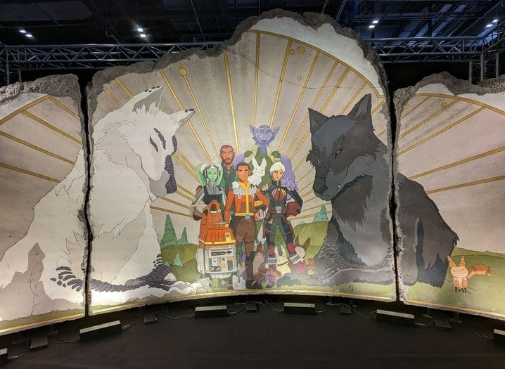FCStarWarsUy's tweet photo. En este henorme mural se pueden fotografiar todos aquellos que asistan a la #celebration2023
#Fansswuy #Defansparafans #StarWars #StarWarsFan #StarWarsCelebration2023 #StarWarsCelebration #swce2023 #lothal #lothwolf #team #maytheforcebewithyoualways #QuelaFuerzateAcompañe https://t.co/1fmEJo2Gq9