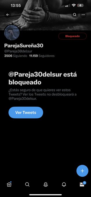 Yo me dedico a mi trabajo, no vengo a twitter a buscar parejas para trios ni que me tomen el pelo diciendome:  "Uy