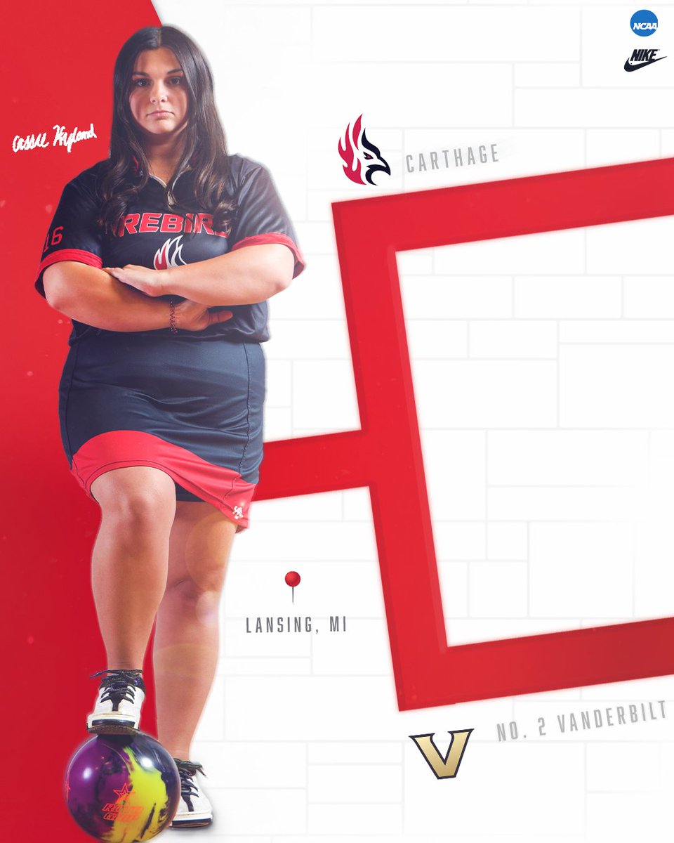 A date with destiny 🏆

<a href="/Carthage_WBowl/">Carthage Women’s Bowling</a> takes on No. 2 Vanderbilt University at 8:00 a.m. CT in the first of two matches at the NCAA Regional Championships TODAY 

Let's do this thing 🔥

🗓 Apr. 7
⏰️8:00 a.m. CT &amp; 2:00 p.m. CT 
📍Lansing, Michigan 

#FuelTheFlame