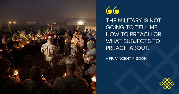 becketfund's tweet photo. On April 7, 1997, a federal court agreed that a military gag order was an unconstitutional restriction of military chaplains’ freedom of speech and free exercise of religion. Listen to Father Vincent Rigdon's story on our #StreamofConscience #podcast ⬇️
https://t.co/7L73Z1ZRC1 https://t.co/cA9N2MLEPa