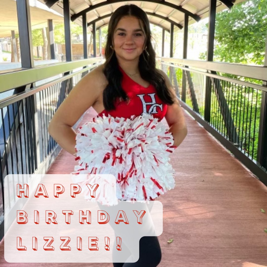 Happy birthday to one of our seniors, Lizzie!! We love you and hope you have the best day!❤️