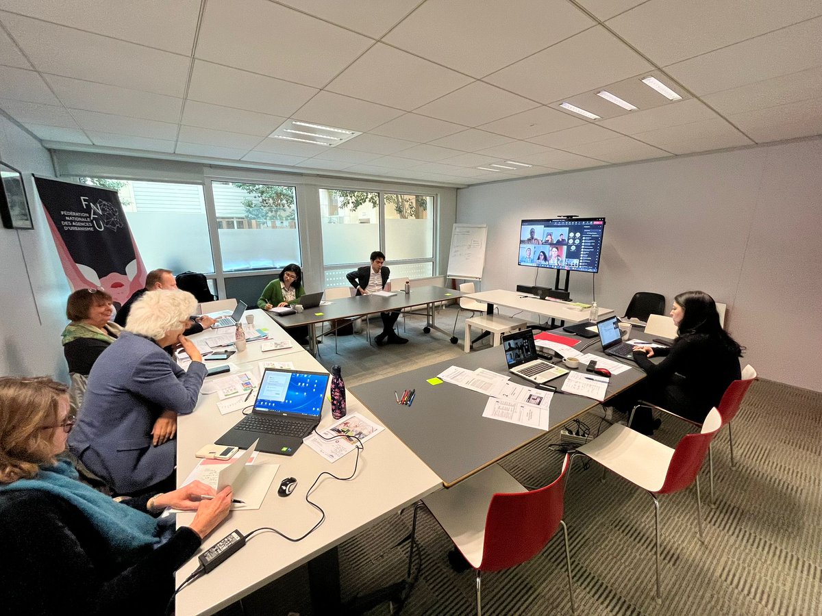 LePFVT's tweet image. Les ateliers du @LePFVT se poursuivent en vue du @WUF_UNHabitat 2024, avec le groupe de travail "Limites planétaires", copiloté par @MarionUKCLille &amp;amp; Sébastien Maire, et le groupe de travail "Santé", piloté par Françoise Schaetzel. @Fr_VilleDurable @strasbourg