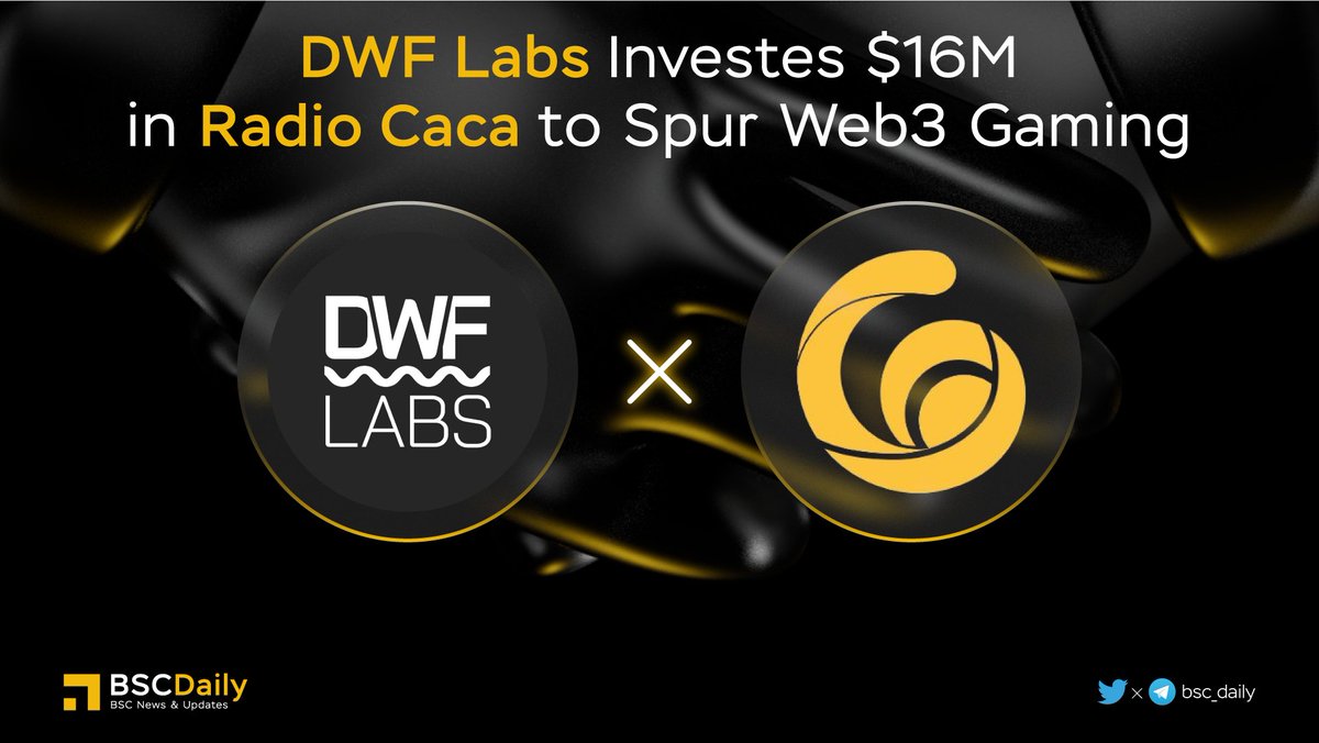 bsc_daily's tweet photo. 🎉 @DwfLabs Invests $16M in @RACA_3 to Spur #WEB3 Gaming🔥

#DFW - Building the future of Web3 together ✨ 
Global digital asset market maker🤝

#RACA has evolved from managing the #NFT collection of Elon Musk’s mom to a Steam-like blockchain gaming ecosystem🧬

#BNB #METAVERSE https://t.co/6N5rJ3Vvgy