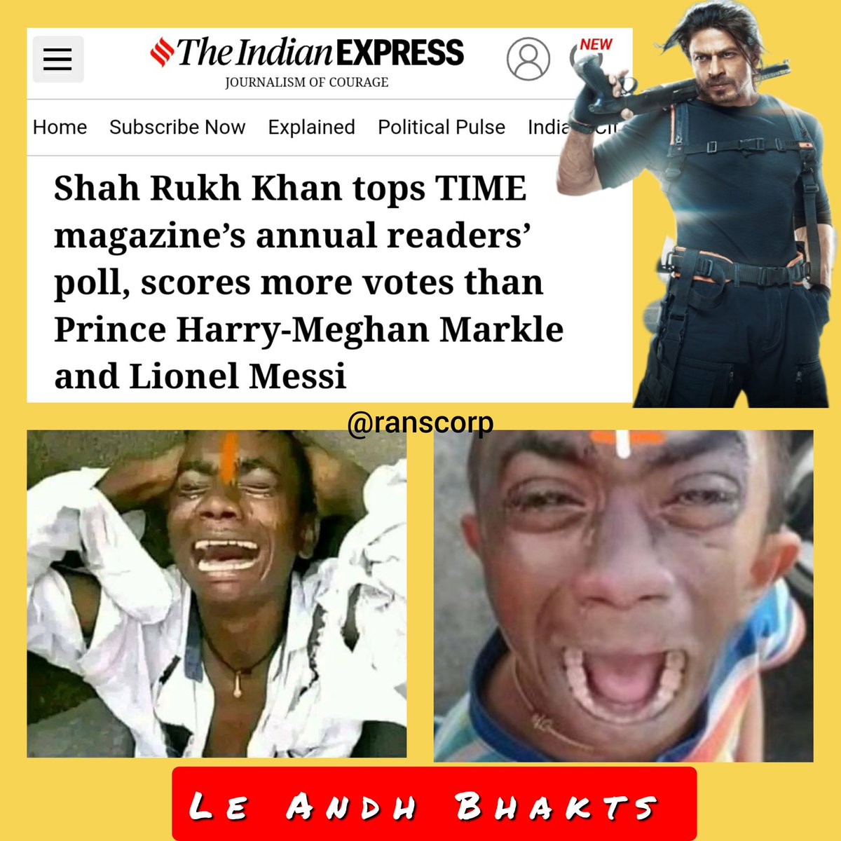 #SRK #shahrukhkhan #TIME100 #AndhBhakts #Bhakts #BoycottGang #BoycottBollywoodMovies