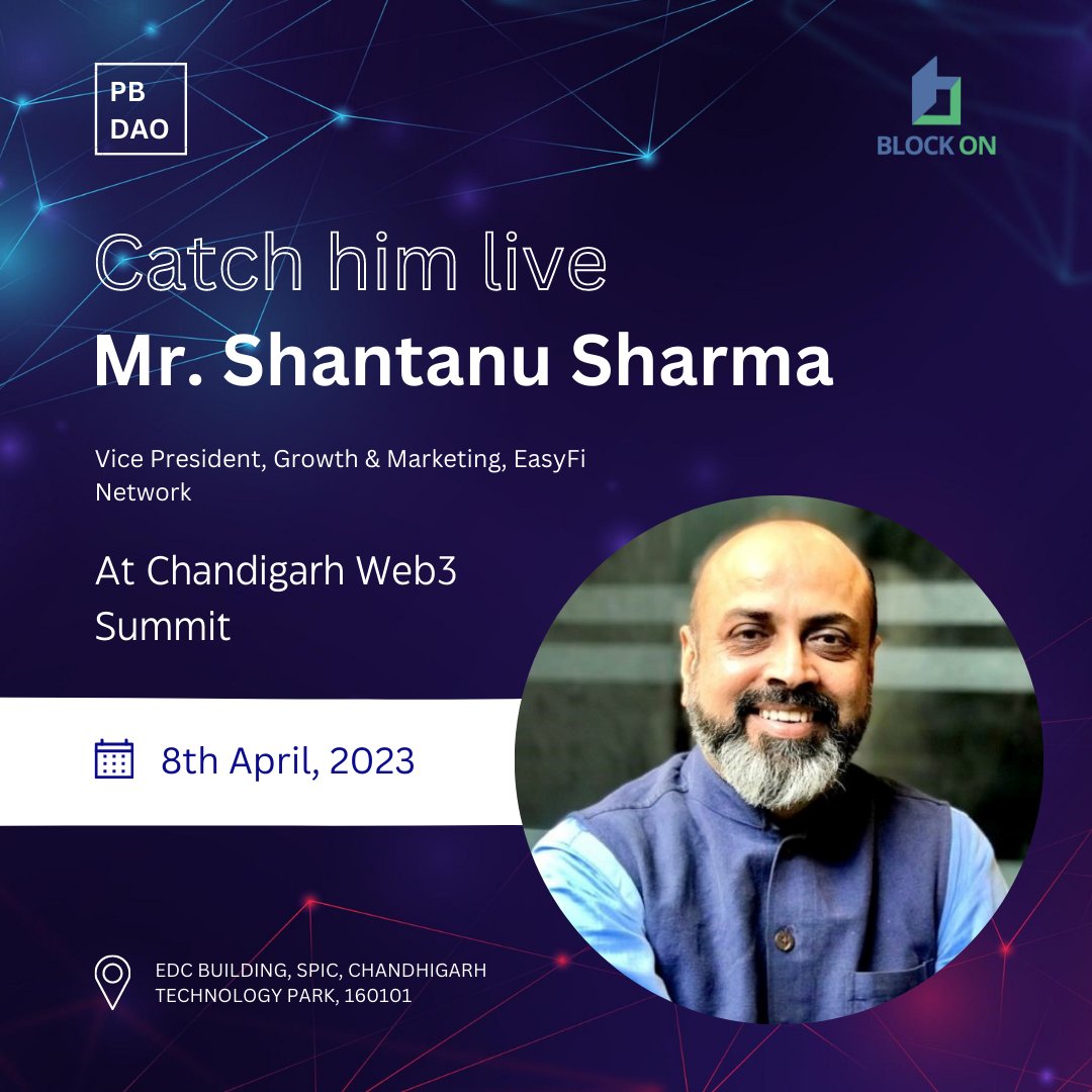 punjabdao's tweet photo. Thanks to @Shaanush for joining us as a speaker to share his knowledge and experience at the Chandigarh Web3 Summit
#Web3 #Blockchain #Crypto #chandigarh https://t.co/3XXb0Bs2Uu