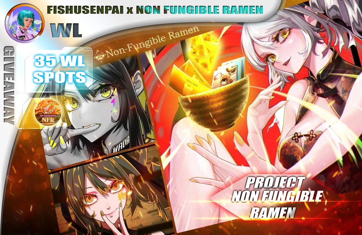 🌸Fishu Senpai 先輩🍜 (@fishu_senpai) on Twitter photo 𝐍𝐎𝐍-𝐅𝐔𝐍𝐆𝐈𝐁𝐋𝐄 𝐑𝐀𝐌𝐄𝐍
35𝙭 𝙒𝙇 𝙎𝙋𝙊𝙏𝙎
✅Follow <a href="/NFR_Project/">NFR : Non-Fungible Ramen</a> & <a href="/fishu_senpai/">🌸𝐒𝐄𝐍𝐏𝐀𝐈 先輩🍜</a>
❤️Like
🔄RT
💬Tag friends
▶️Enter raffle: heymint.xyz/fishusenpai-x-…
🎊WINNERS will be picked in 48h⏰
#Nft #nfts #premint #whitelist #superful #giveaway #NFTGiveaway #nftcommunity 𝐍𝐎𝐍-𝐅𝐔𝐍𝐆𝐈𝐁𝐋𝐄 𝐑𝐀𝐌𝐄𝐍
35𝙭 𝙒𝙇 𝙎𝙋𝙊𝙏𝙎
✅Follow <a href="/NFR_Project/">NFR : Non-Fungible Ramen</a> & <a href="/fishu_senpai/">🌸𝐒𝐄𝐍𝐏𝐀𝐈 先輩🍜</a>
❤️Like
🔄RT
💬Tag friends
▶️Enter raffle: heymint.xyz/fishusenpai-x-…
🎊WINNERS will be picked in 48h⏰
#Nft #nfts #premint #whitelist #superful #giveaway #NFTGiveaway #nftcommunity