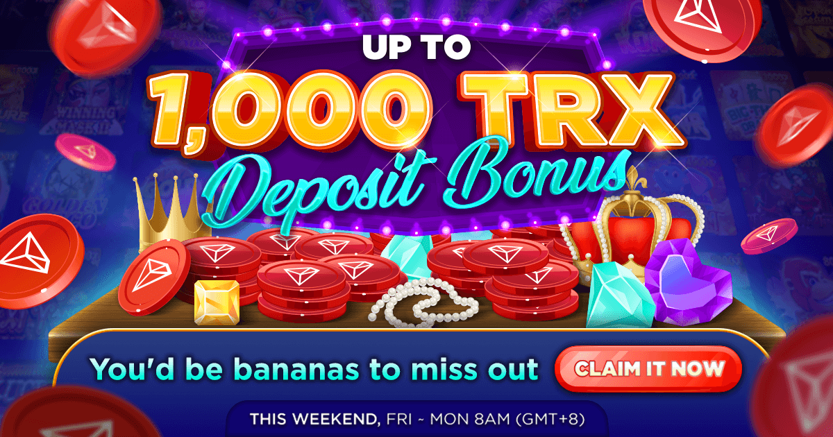 Now Dragon Riders, weekly bonus again🔥  

How to Claim #Bonus:

✅ Join Now bit.ly/417v0B1
✅ Deposit 
✅ FREE 1,000 #TRX in your wallet 

Play with free 1,000 to win more!