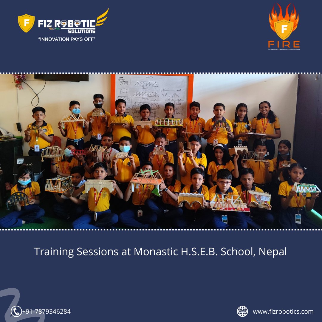 FIZ_Robotics's tweet image. Sharing the glimpse from FIRE Lab, Monastic H.S.E.B. School. Janakpur, Nepal. 🙂

Stay tuned for more updates.

Innovation Pays off!! ✨

#FIZRoboticSolutions #FIRELab #MonasticHSEB #RoboticsTraining #EmpoweringStudents #FutureInnovators