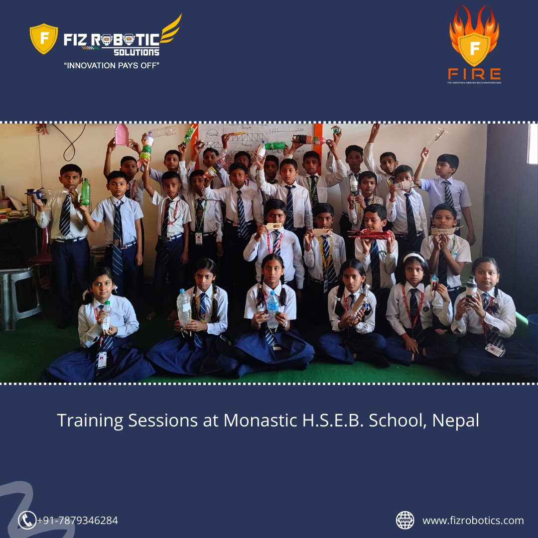 FIZ_Robotics's tweet image. Sharing the glimpse from FIRE Lab, Monastic H.S.E.B. School. Janakpur, Nepal. 🙂

Stay tuned for more updates.

Innovation Pays off!! ✨

#FIZRoboticSolutions #FIRELab #MonasticHSEB #RoboticsTraining #EmpoweringStudents #FutureInnovators