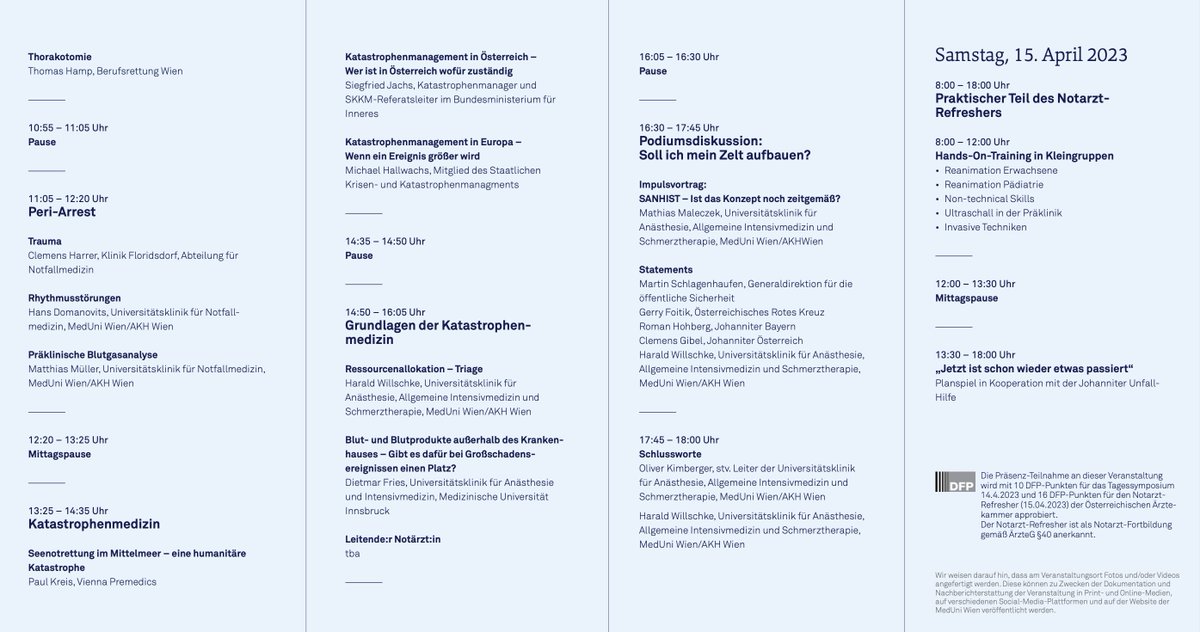 ViePremedics's tweet photo. In 7 Tagen ist es soweit! 

Sichert euch jetzt euer kostenloses Ticket für die 5. Wiener Notarzttage unter:
https://t.co/ovJ5ihv9O3

Weitere Informationen zur Veranstaltung findet ihr unter: https://t.co/8koDJgtSg0

Wir freuen uns euch bei den 5. Wiener Notarzttagen zu sehen! https://t.co/8UdKiZXxwQ