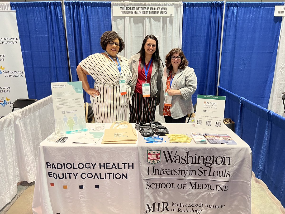 PamelaWoodardp's tweet image. A few @MIRimaging @RadHealthEqty pics from #AMEC2023 @SNMA day #1 with Dr. Mariam Malik and Carla Brathwaite. Former @MIRimaging resident @JW_Stephenson now an Associate Dean at @UWiscRadiology dropped by!
