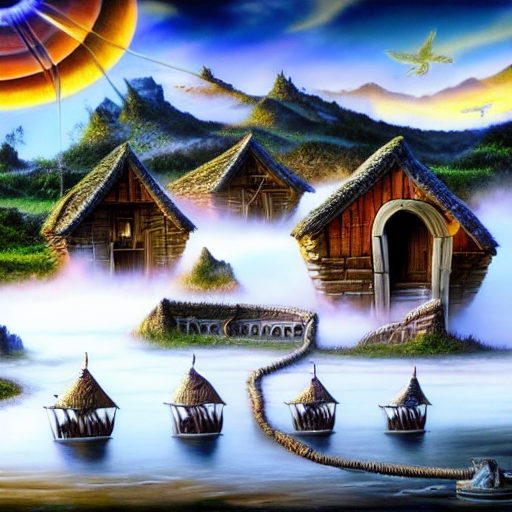 #Paysages #Fantastiques #Contes
#ImagesVirtuelles
#IA  #IntelligenceArtificielle