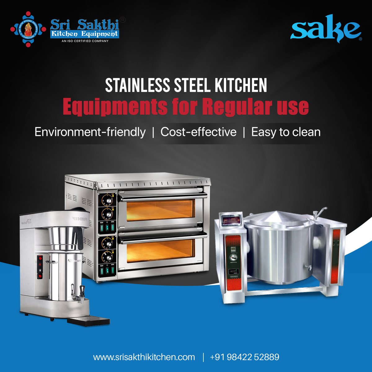 sakthi_kitchen's tweet image. Add more beauty and aesthetics to your commercial kitchen with the best equipment from #SriSakthiKitchenEquipment . It’s time for the newer experiences. 

To know more: srisakthikitchen.com

#Kitchenequipment #stainlesssteelkitchen #commercialkitchen #SAKE #srisakthikitchen