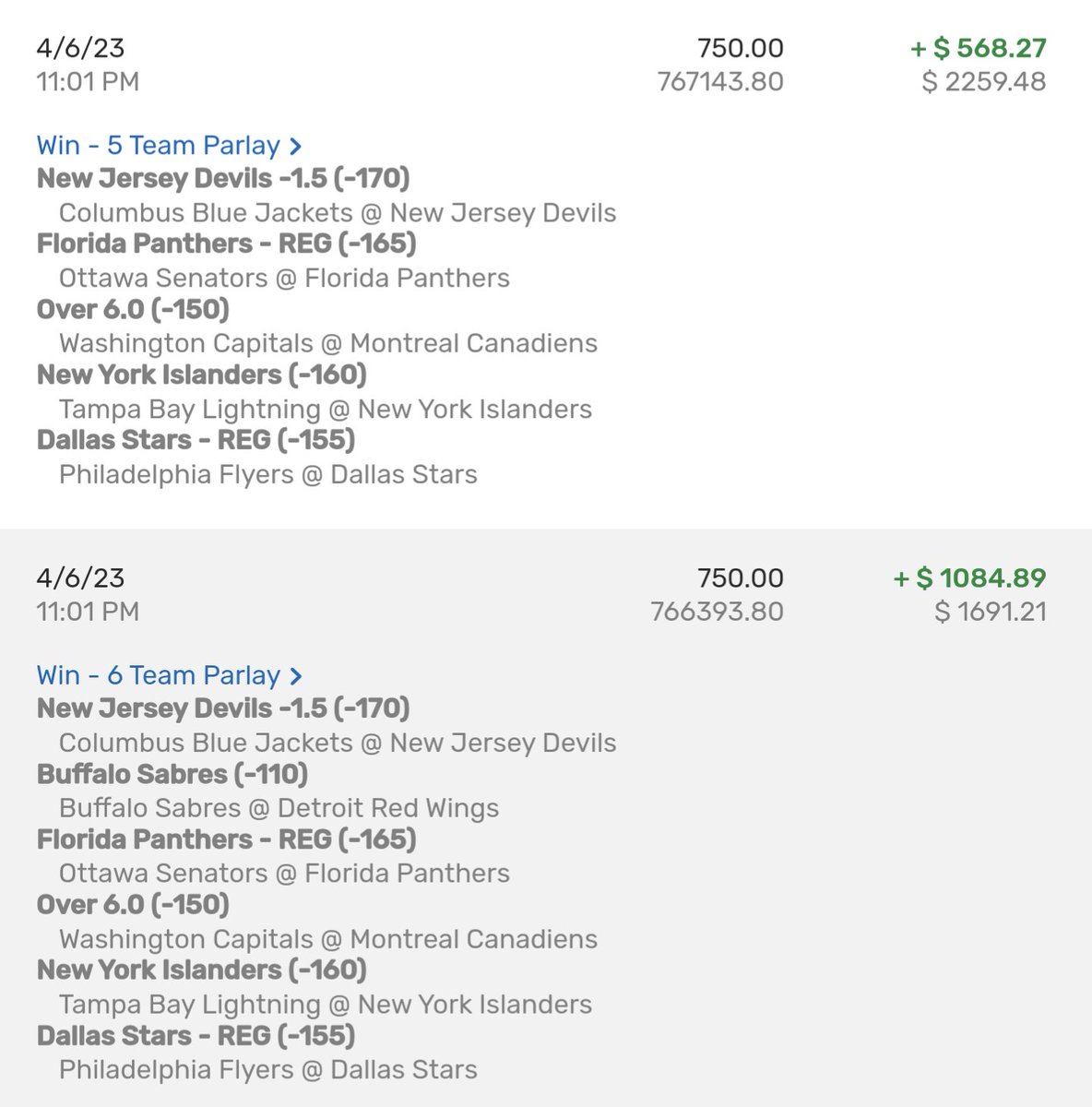 Terminal_MkII's tweet image. NHL data was damn good last night @toadsports only miss on my plays was the Rangers.