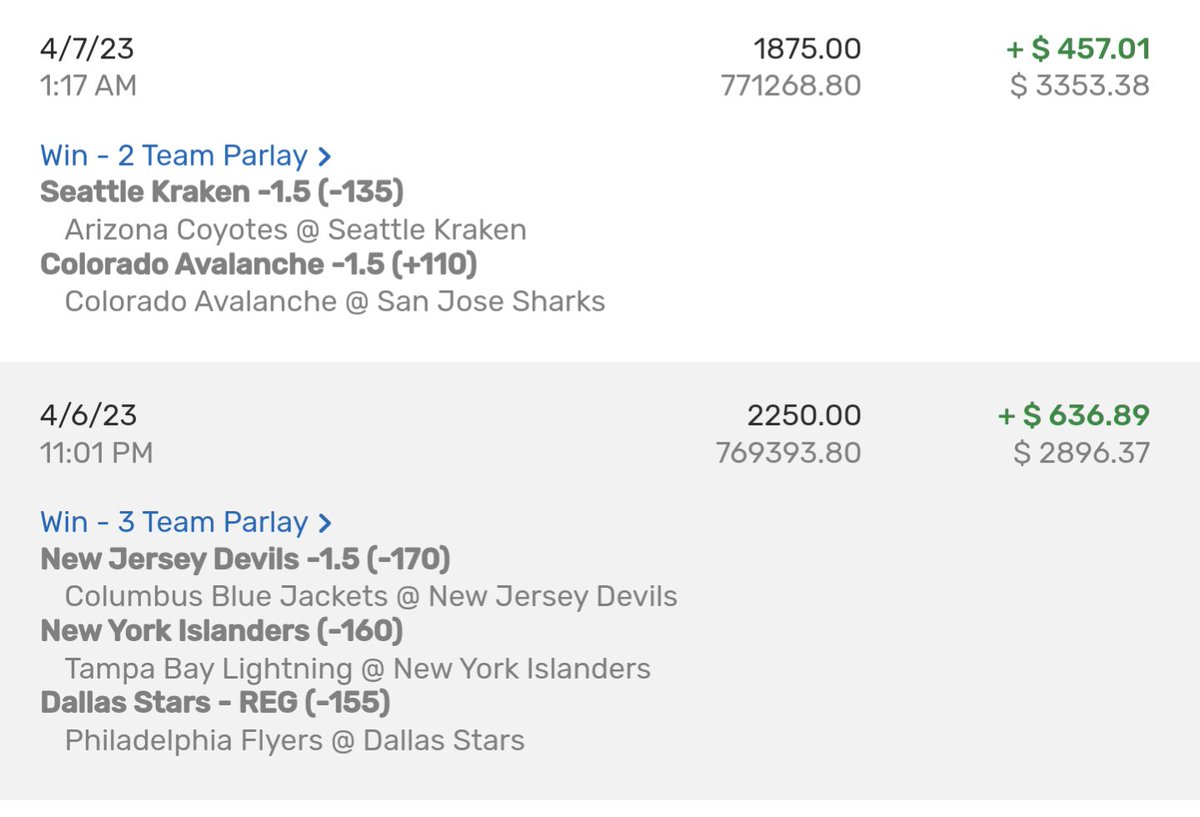 Terminal_MkII's tweet image. NHL data was damn good last night @toadsports only miss on my plays was the Rangers.