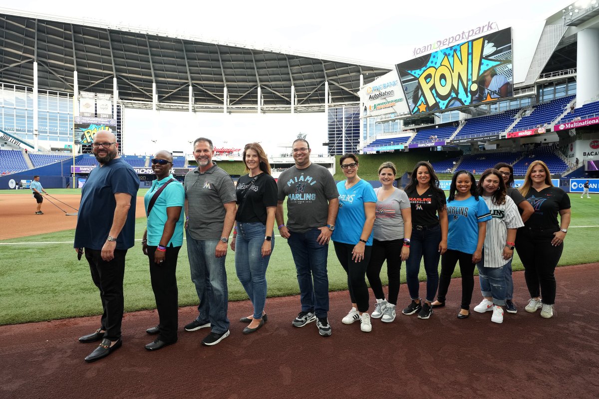 SuptDotres's tweet photo. #FlashbackFriday! Thank you @Marlins for honoring @MDCPS’ Assistant Principals during National Assistant Principals Week! We appreciate your recognition and support of all the hard work our assistant principals do to ensure the success of our students. #APWeek23 https://t.co/CUu18K22Q3