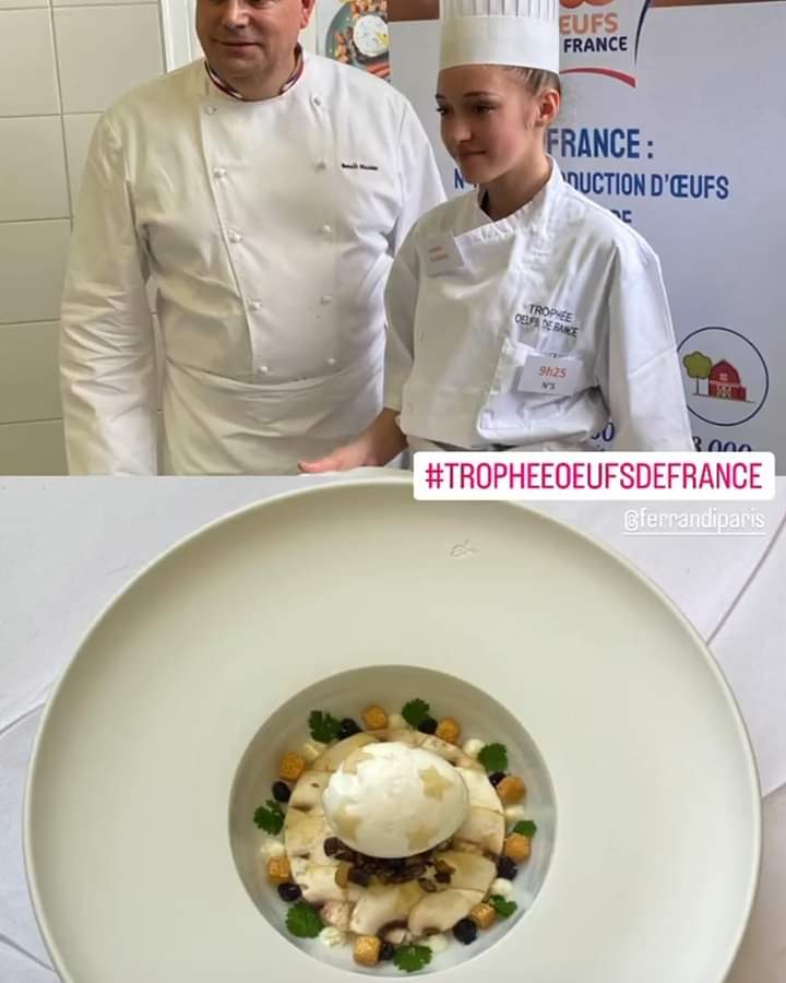 Juliette Clarens, élève de terminale cuisine remporte le Trophée l'œuf de France. A l'issue des épreuves de sélection auxquelles a participé l'ensemble de la classe, elle a été retenue parmi les 6 finalistes au niveau national.
<a href="/dsden64/">DSDEN64</a> <a href="/AcBordeaux/">Académie de Bordeaux</a> <a href="/NvelleAquitaine/">Nouvelle-Aquitaine</a>
