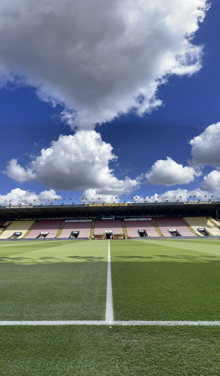 1HHornet's tweet photo. Pitch Perfect 🐝👍🏻⚽️ #watfordfc https://t.co/2uMQnfib7c