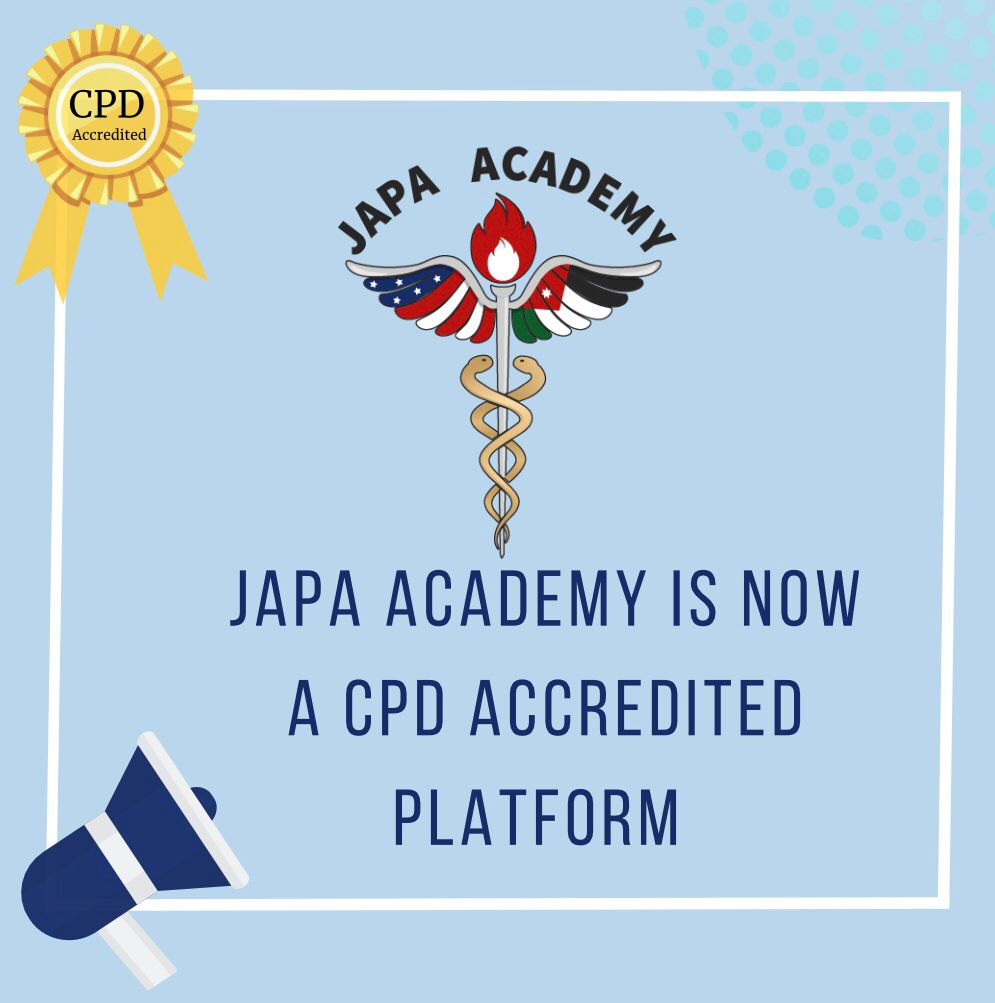#Japacademy Celebrates Accreditation for Continuous Professional Development by the High Medical Council in Jordan

#CPDAccredited 

japacademy.org/2023/japa-acad…