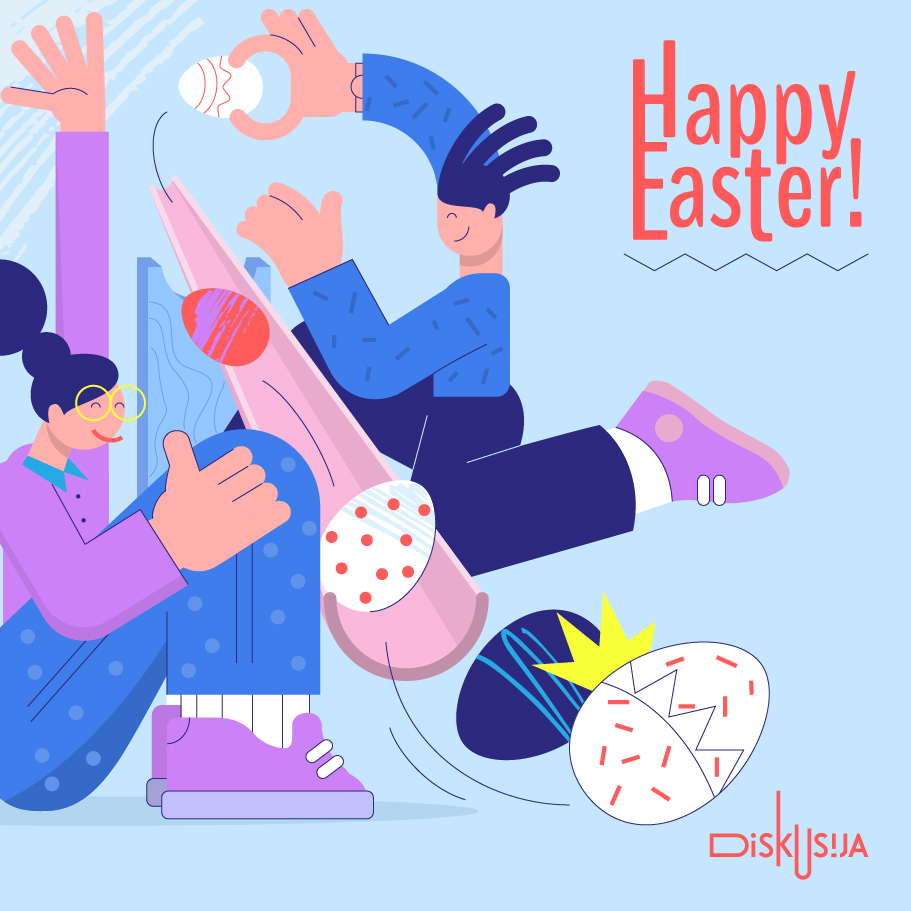#HappyEaster to everyone!
Rolling decorated eggs is one of the oldest #Eastertraditions in #Lithuania. We roll our warm greetings to you with splashes of colour, energy and joy! 
May your Easter be bright and vibrant!
