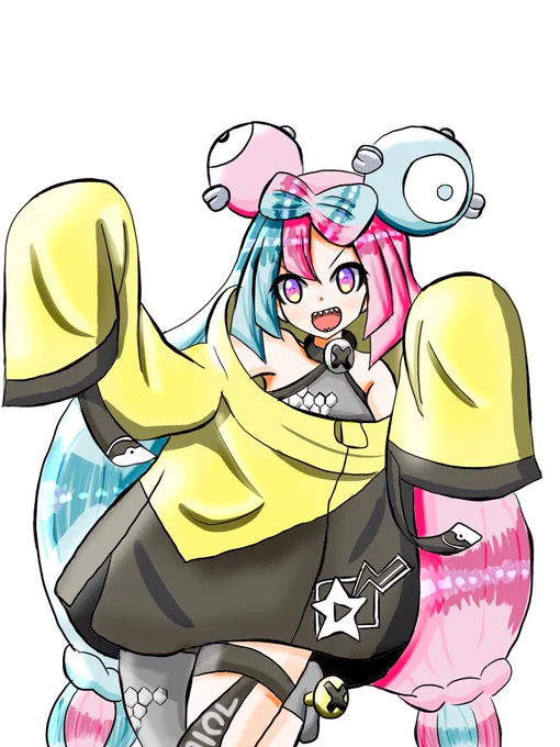 ナンジャモの立ち絵描き直した 