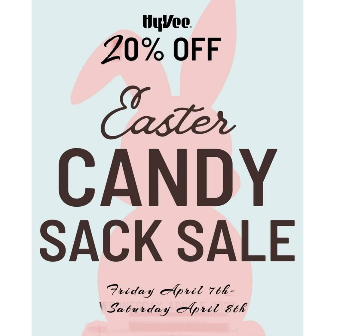 IndianolaHyVee's tweet image. Take care of all those sugar cravings and stop in to enjoy our Candy sale! While supplies last this weekend only. #indianolahyvee #candysale