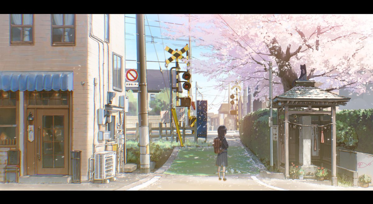 totu_p's tweet photo. 「学校怖い」
^•.•^<ダイジョウブ

#Procreate https://t.co/d3mf3RRhTp