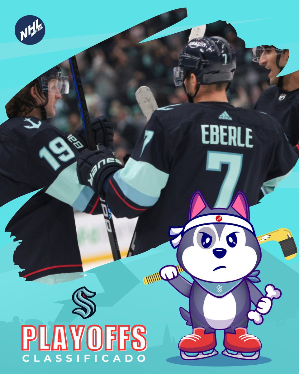 ‼️CLASSIFICADO ‼️

Pela primeira vez na sua história, o Seattle Kraken está classificado para os playoffs da Stanley Cup.

E o <a href="/StickyMascote/">Sticky</a> foi até Seattle participar das comemorações. 🎉🎉

#BrasilTemNHL