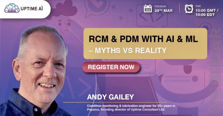 Happy Easter… if you have some free time why not listen to the recording of my recent webinar with <a href="/UptimeAI/">UptimeAI</a> 😃👏