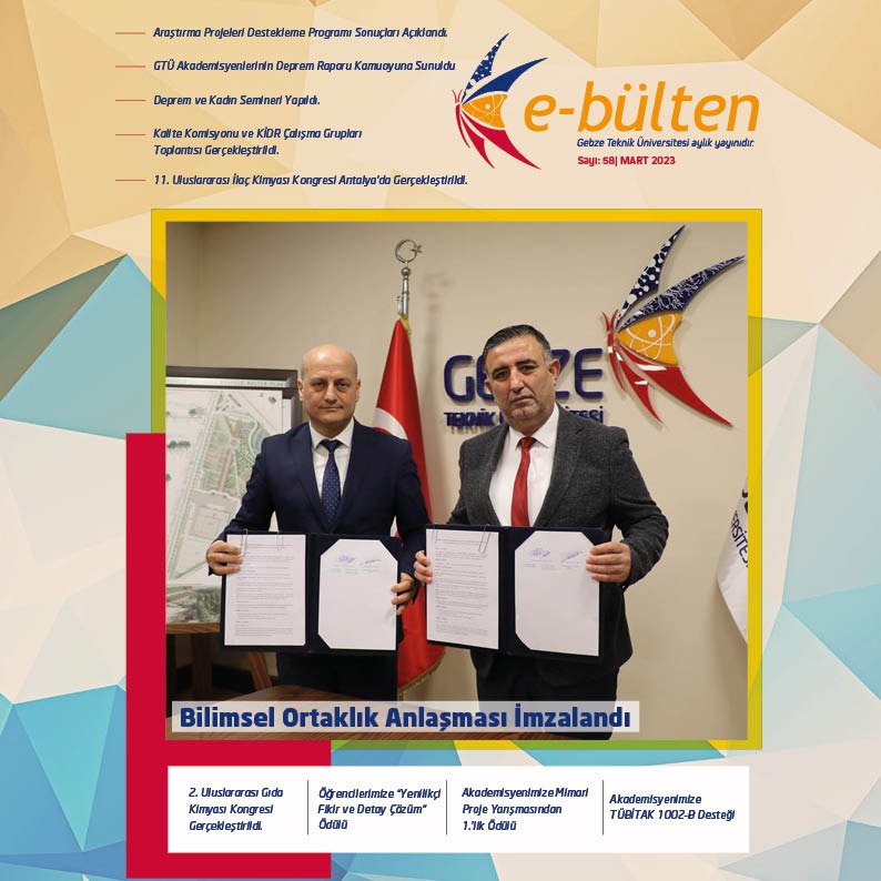GTÜ e-Bülten 58. sayısı yayına girmiştir.
Yayın linki; l24.im/L01usRS
GTÜ e-Bülten önceki yayınlar;l24.im/LlAb