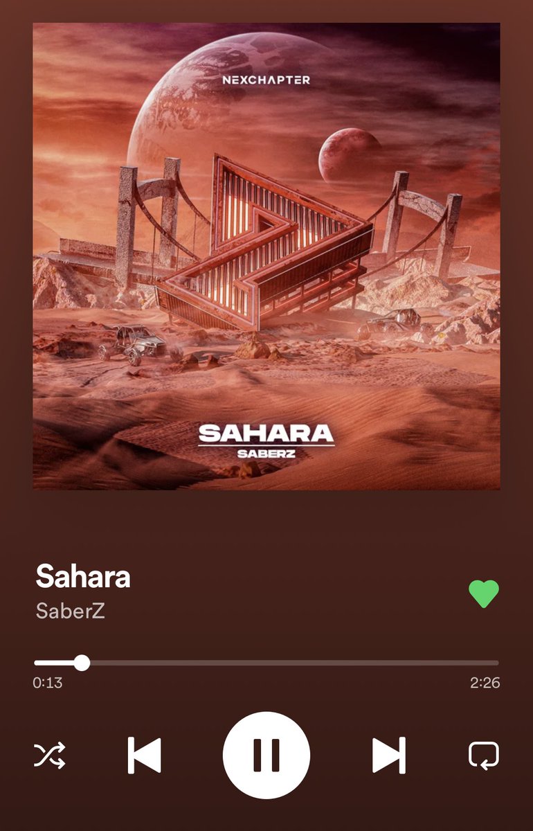 “Sahara-“ 💥🔥🏜️ SaberZ back at it again with a groovy one 🧡