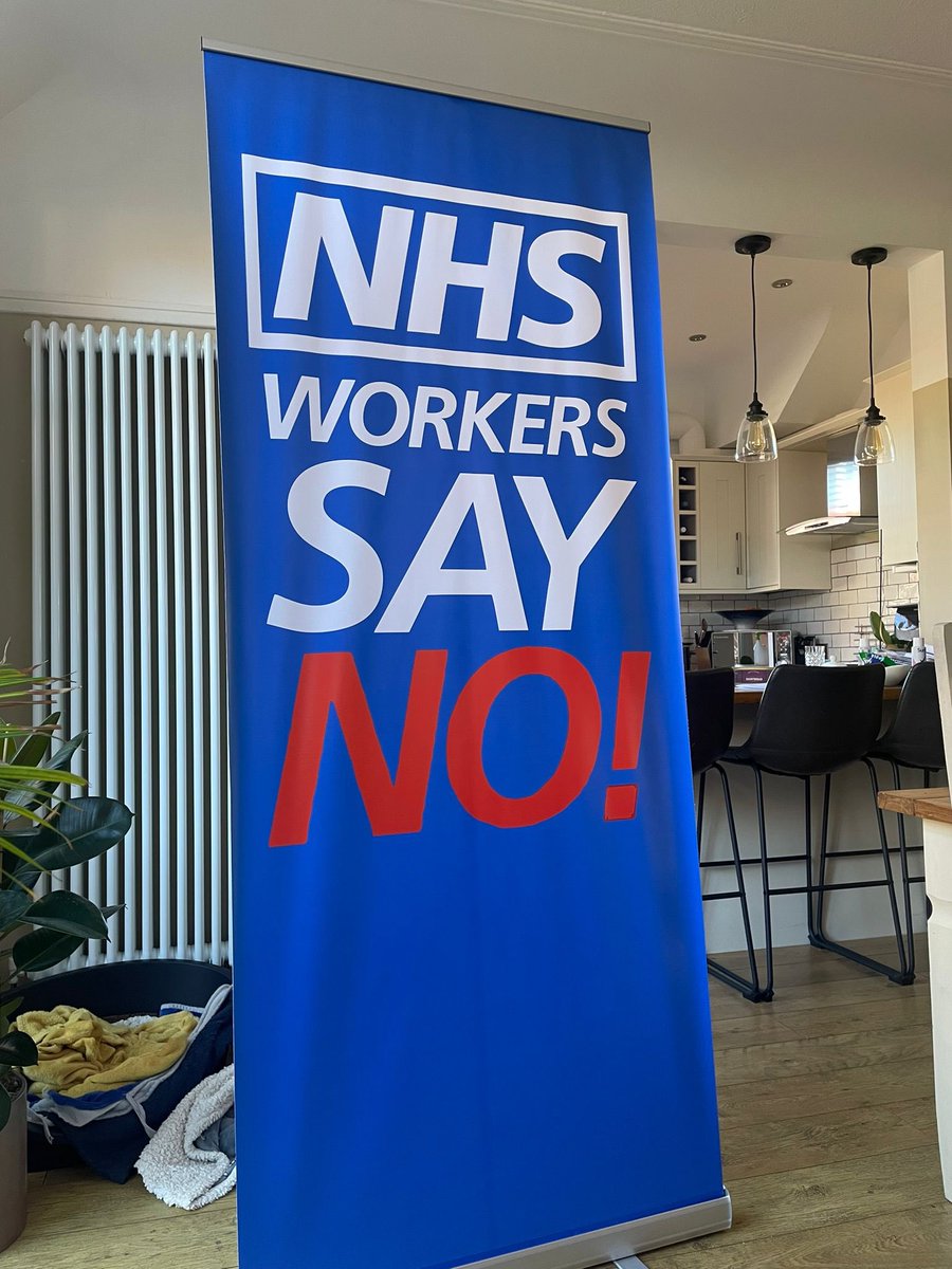 LOVE this banner ready for the Strike a Pose @bye_louis fundraiser for NHS Workers in Liverpool tonight 🤩