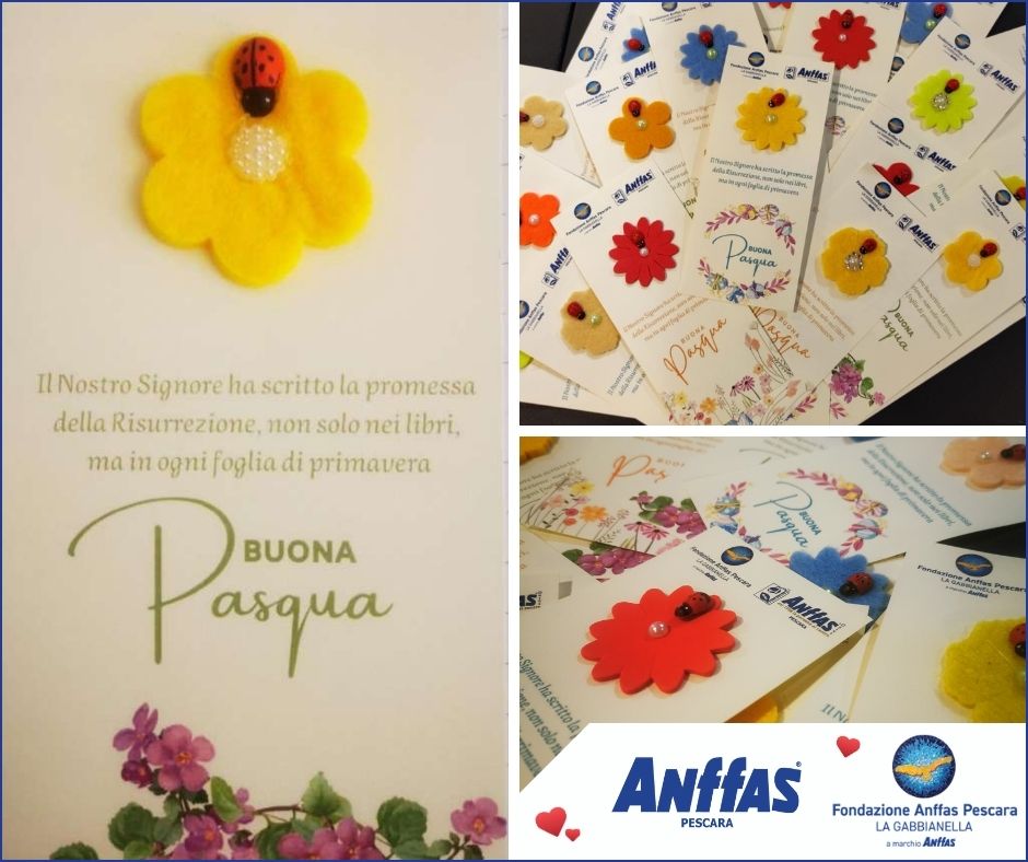 e-Anffas (@e_anffas) on Twitter photo 💕 È con estremo piacere che condividiamo i biglietti che <a href="/anffaspescara/">anffas pescara</a> ha fatto recapitare in sede nazionale per augurare #BuonaPasqua❗
Si tratta di creazioni uniche realizzate dalle persone con #disabilità nel laboratorio di artigianato. 💕 È con estremo piacere che condividiamo i biglietti che <a href="/anffaspescara/">anffas pescara</a> ha fatto recapitare in sede nazionale per augurare #BuonaPasqua❗
Si tratta di creazioni uniche realizzate dalle persone con #disabilità nel laboratorio di artigianato.