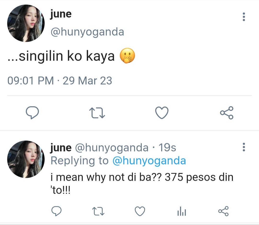 jmjns01's tweet photo. “pay me what you owe me”

a #winrina / #jiminjeong au

june (k) messaged her ex best friend, miles (w), to suddenly ‘request’ (more like demand) immediate payment for everything she owed her…

…eight years ago. https://t.co/jy8D30JZfc
