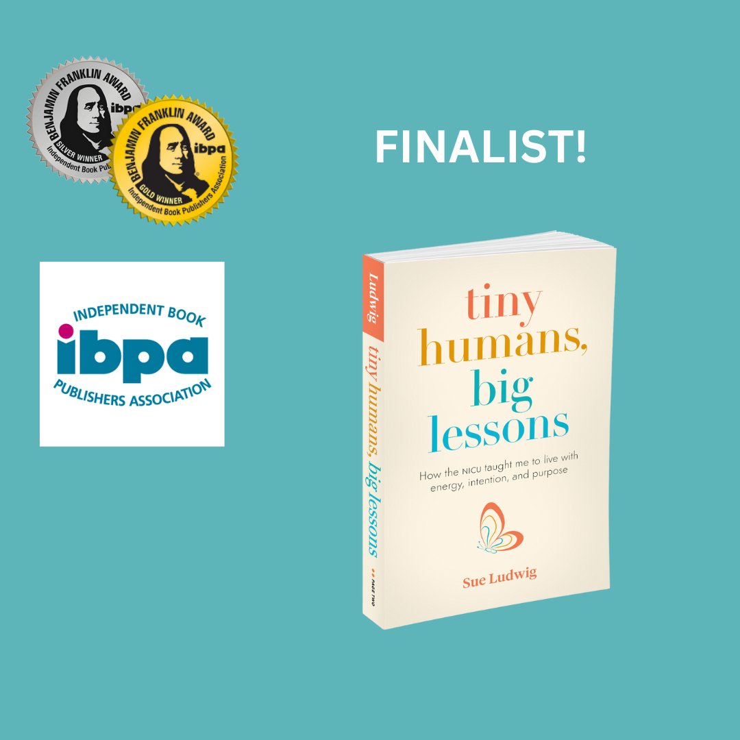 sueludwig's tweet photo. Happy news! My book, Tiny Humans, Big Lessons has been selected as an @ibpa Benjamin Franklin Awardβ’ Finalist!
https://t.co/R7V3mKzGVI
#bookawards #benjaminfranklinawards #indiepublishing #indieauthors #tinyhumansbiglessons #intention #purpose #energy #thelifeyouwant #onelife https://t.co/XDMuKQCmh0