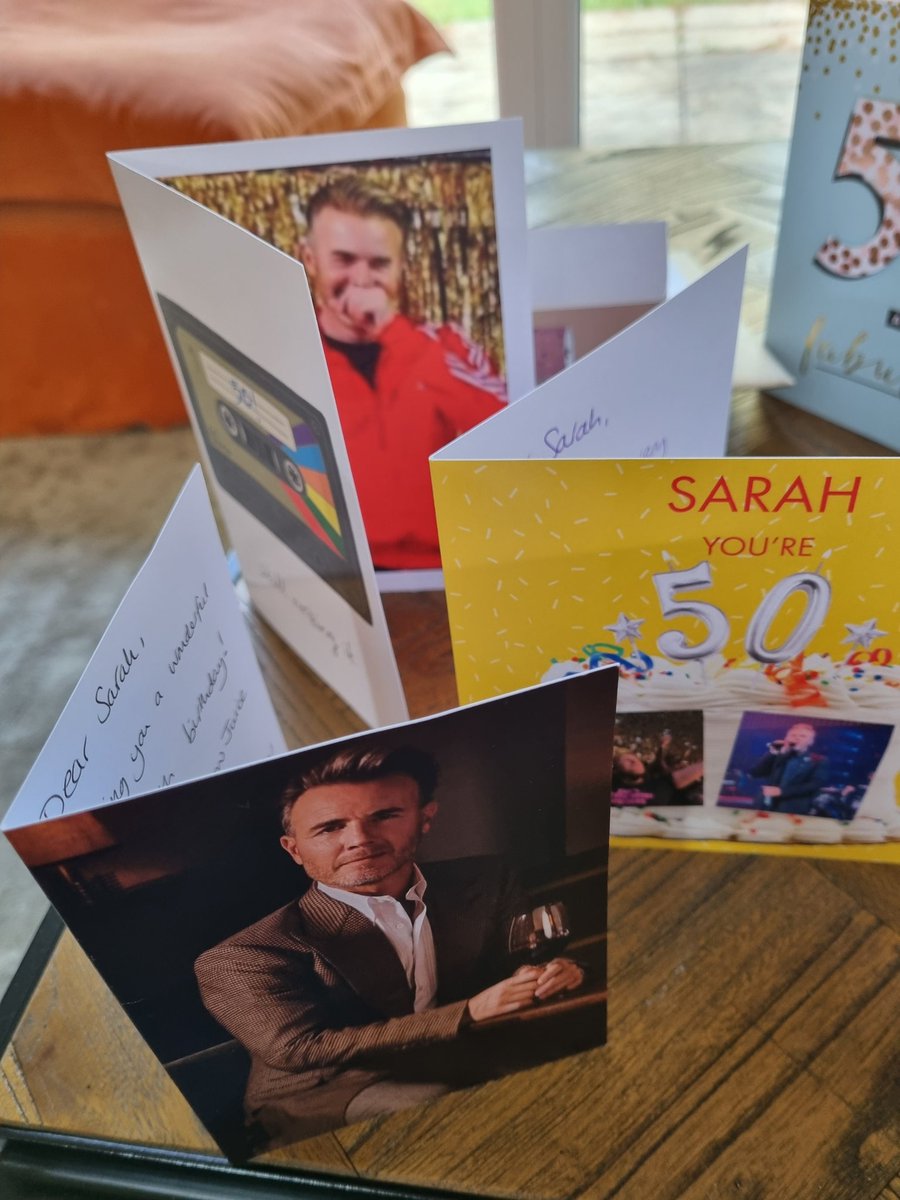 🥳🥳 <a href="/GaryBarlow/">Gary Barlow</a> I'm having a lovely.golden birthday today but a DM from you would make it extra special 🫶🫶🙏🙏🫶🫶 #sarahturns50 #goldenbirthday