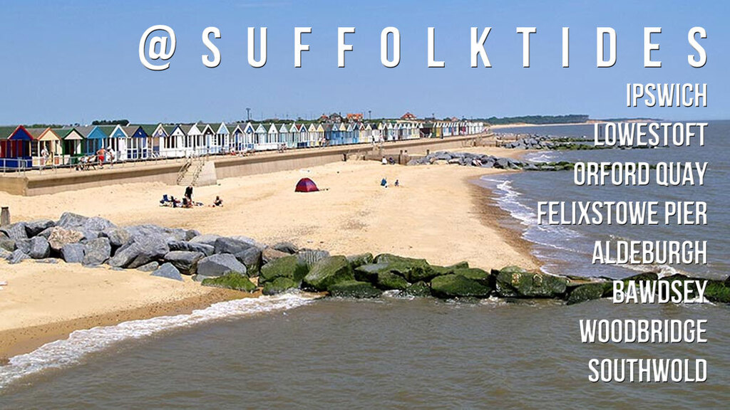 Latest high🔼 and low🔽 tide times and heights for various locations along the #Suffolk coast ➼ j.mp/suffolktides