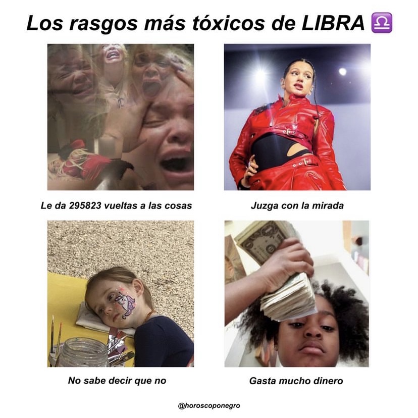Los rasgos más tóxicos de #Libra 😅🤣 #horoscoponegro