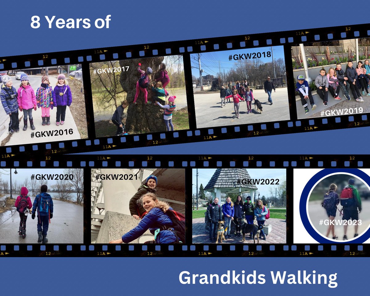 8 years of Grandkids Walking!   #gkw2023 #alzcanada