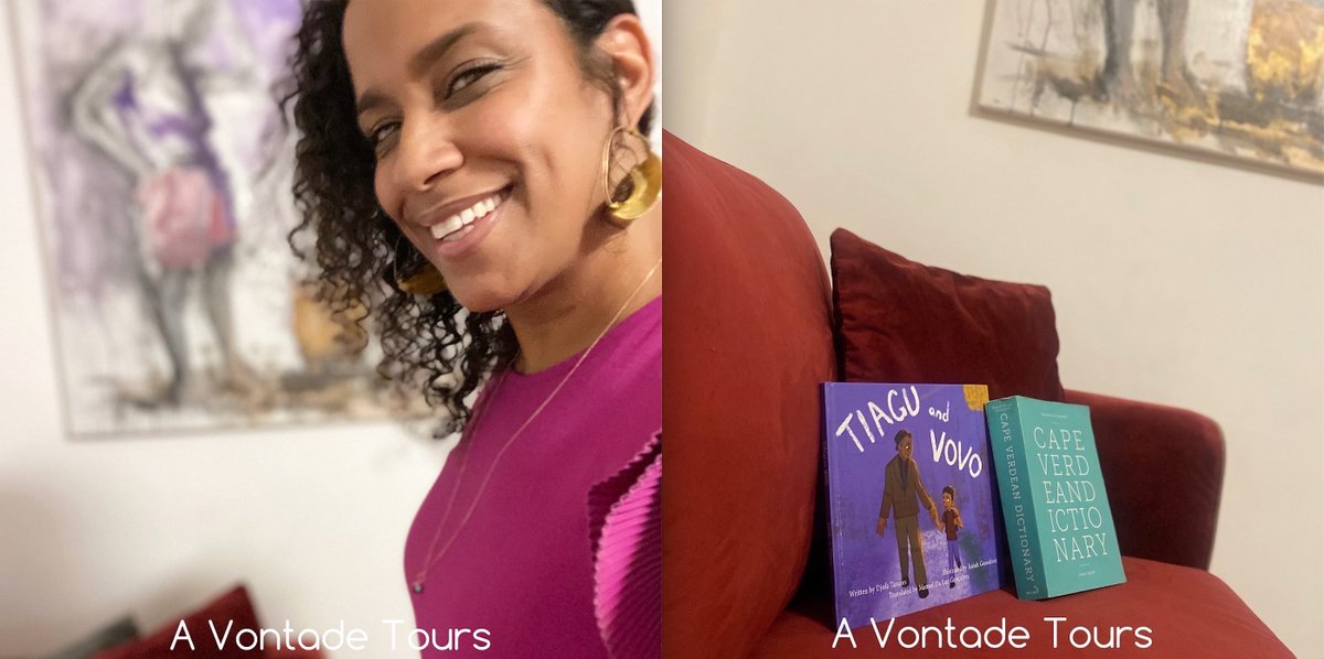 When you are at your friend’s super stylish Praia home and see Caboverdean art you helped her secure and your friends’ books on her shelves you can’t help but feel a wee bit proud. ☺️#ingoodcompany #avontadetours @brettanitra <a href="/milimila_/">Mi Li, Mi La</a> @scribing_sista 🎨Miguel Levy Lima