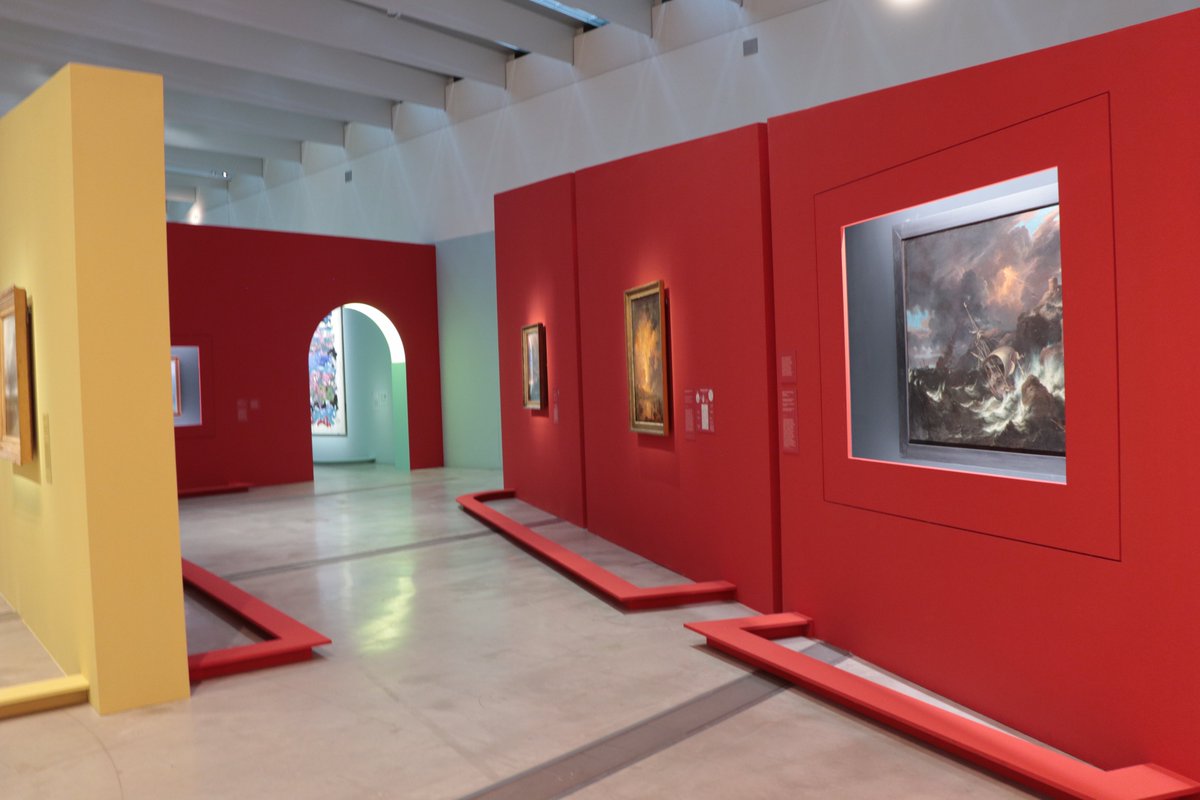 MuserAvec's tweet image. Quelques photos de l'exposition "Paysage, fenêtre sur la nature" au @MuseeLouvreLens Petits ou grands le voyage dans la nature sera grandiose. La scénographie (de François Pernot et de l'Architecte scénographe Mathis Boucher) vous enchantera