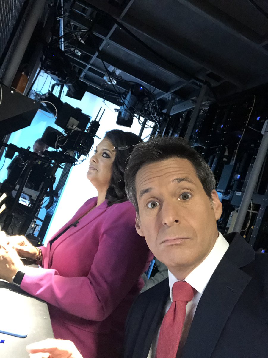 Backstage with <a href="/sarasidnerCNN/">Sara Sidner</a> about to Central the s$&amp;t of the news.

CNN News Central starts in a few minutes.

(Not pictured…<a href="/KateBolduan/">Kate Bolduan</a>, who is doing wind-sprints to prepare)