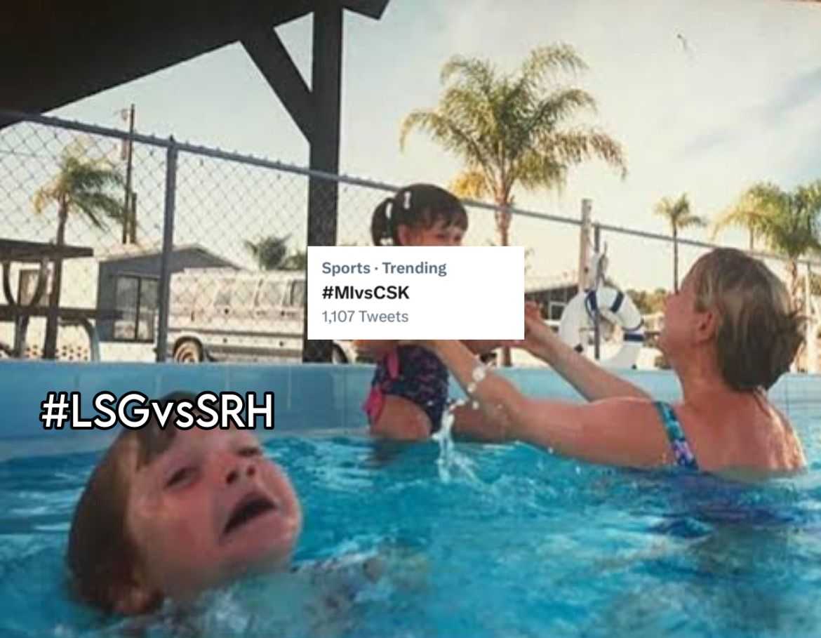 Gajab beijjati hai. #MIvsCSK #LSGvsSRH
